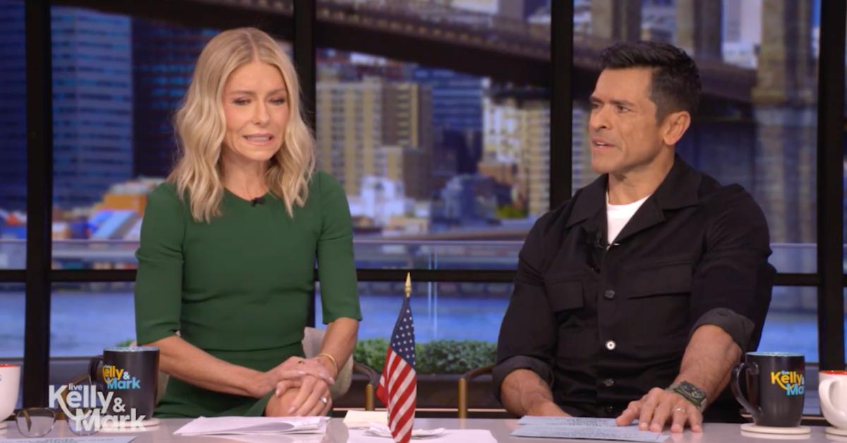 Image of Kelly Ripa said she was 'way behind' in her holiday shopping.