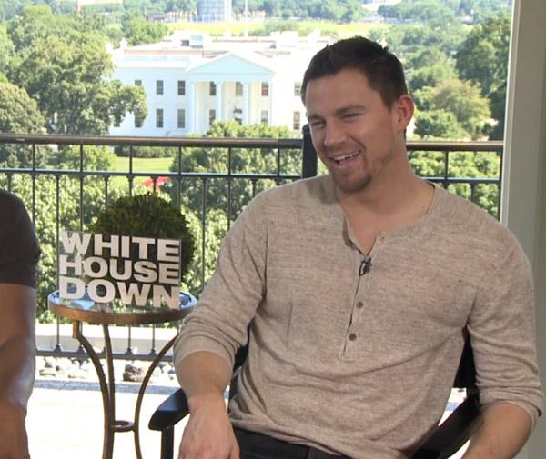 Channing tatum yes no show white house down new