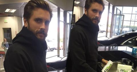 Scott disick ragged promoting detox tea photo