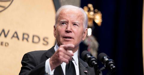 president joe biden tells heckler shush up speech arizona