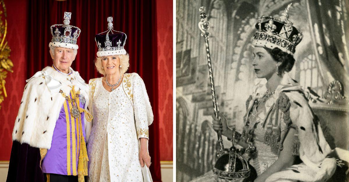 king charles iii queen camilla and queen elizabeth ii