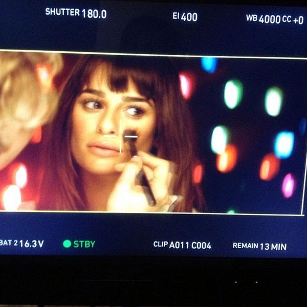 See The BehindTheScenes Pics From Lea Michele's FirstEver Music