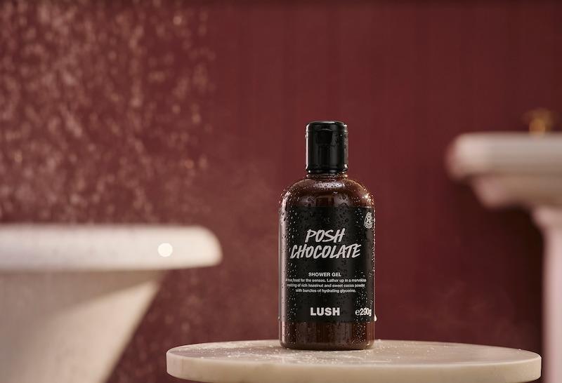 valentines  posh chocolate shower gel