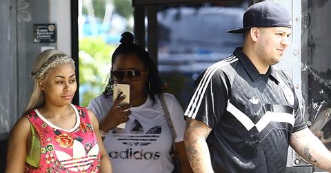 Pregnant Blac Chyna & Rob Kardashian Lunch In Miami