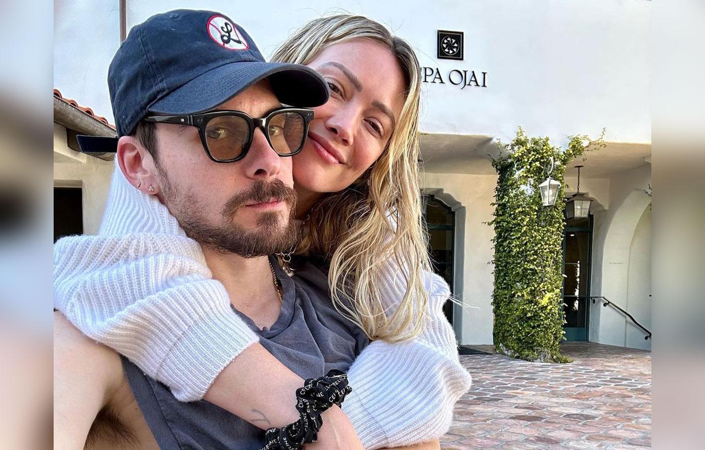 hilary duff all smiles with her family after revealing why she had to distance herself from her lizzie mcguire character