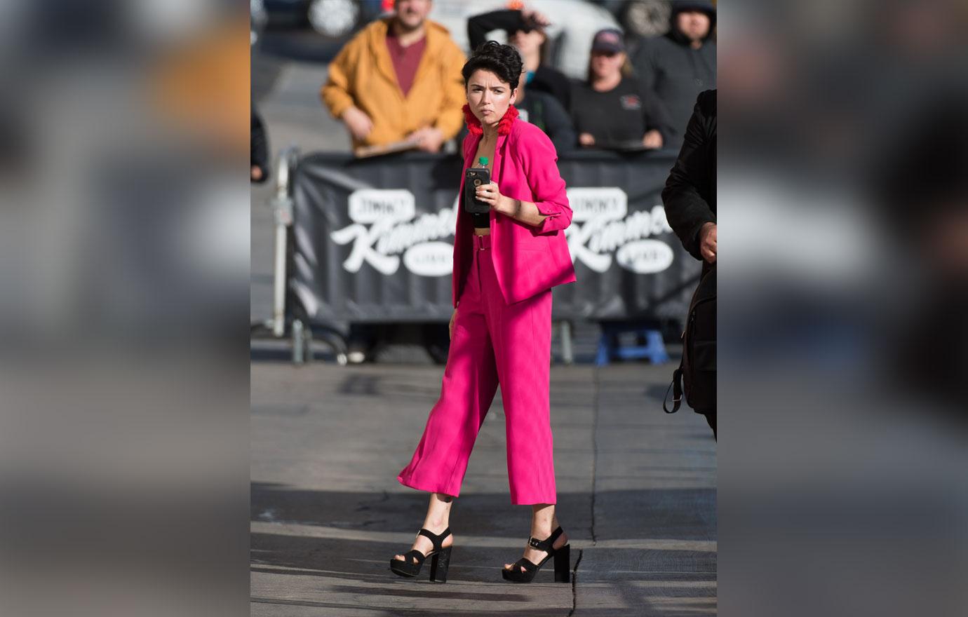 Bekah pink suit