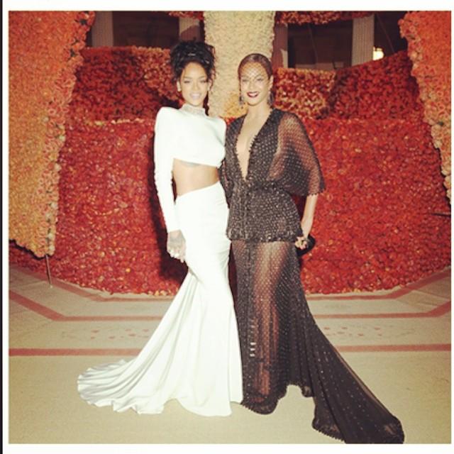 beyonce rihanna met ball