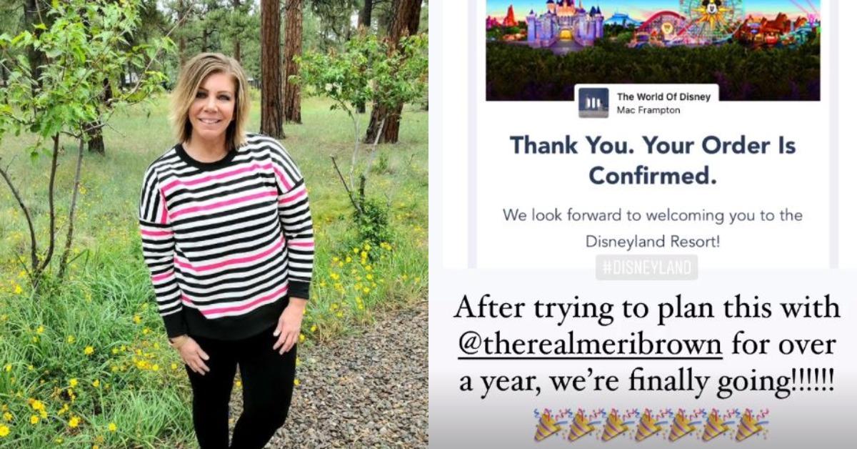 sister wives star meri brown plans trip to disneyland resort with mysterious male friend