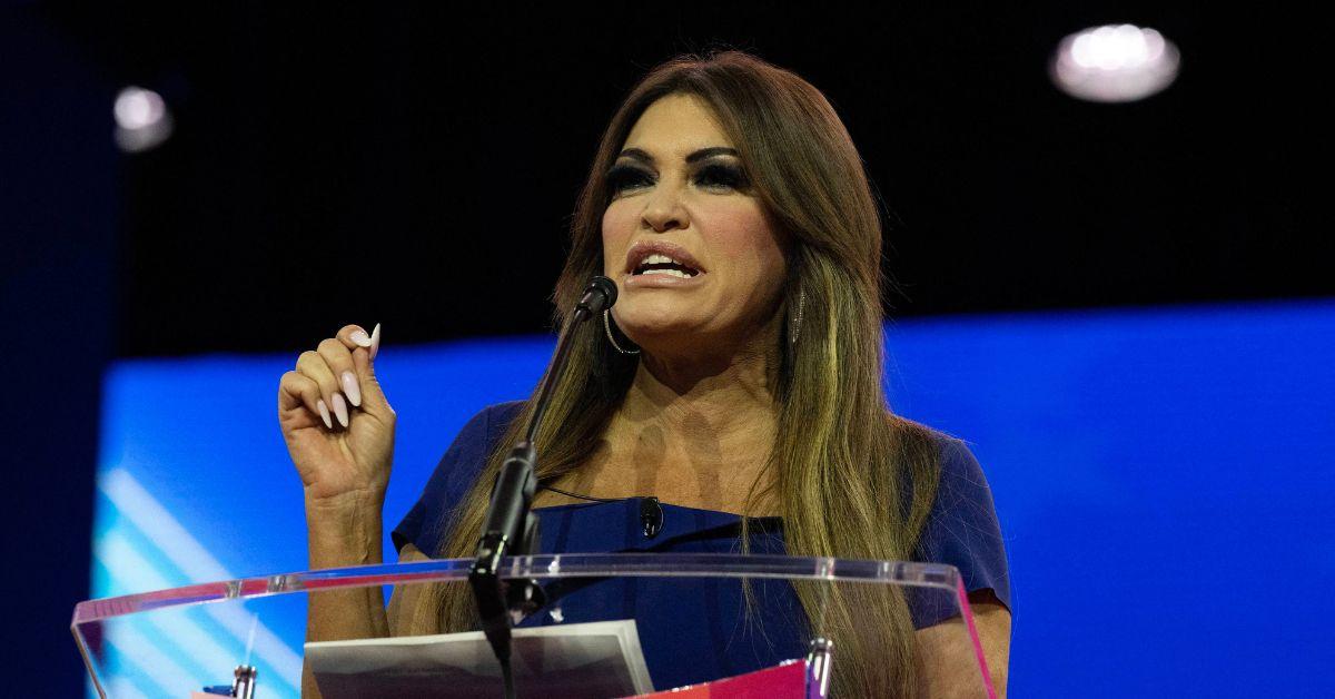 image of Kimberly Guilfoyle is suspicious of Don Trump Jr.'s new romance.