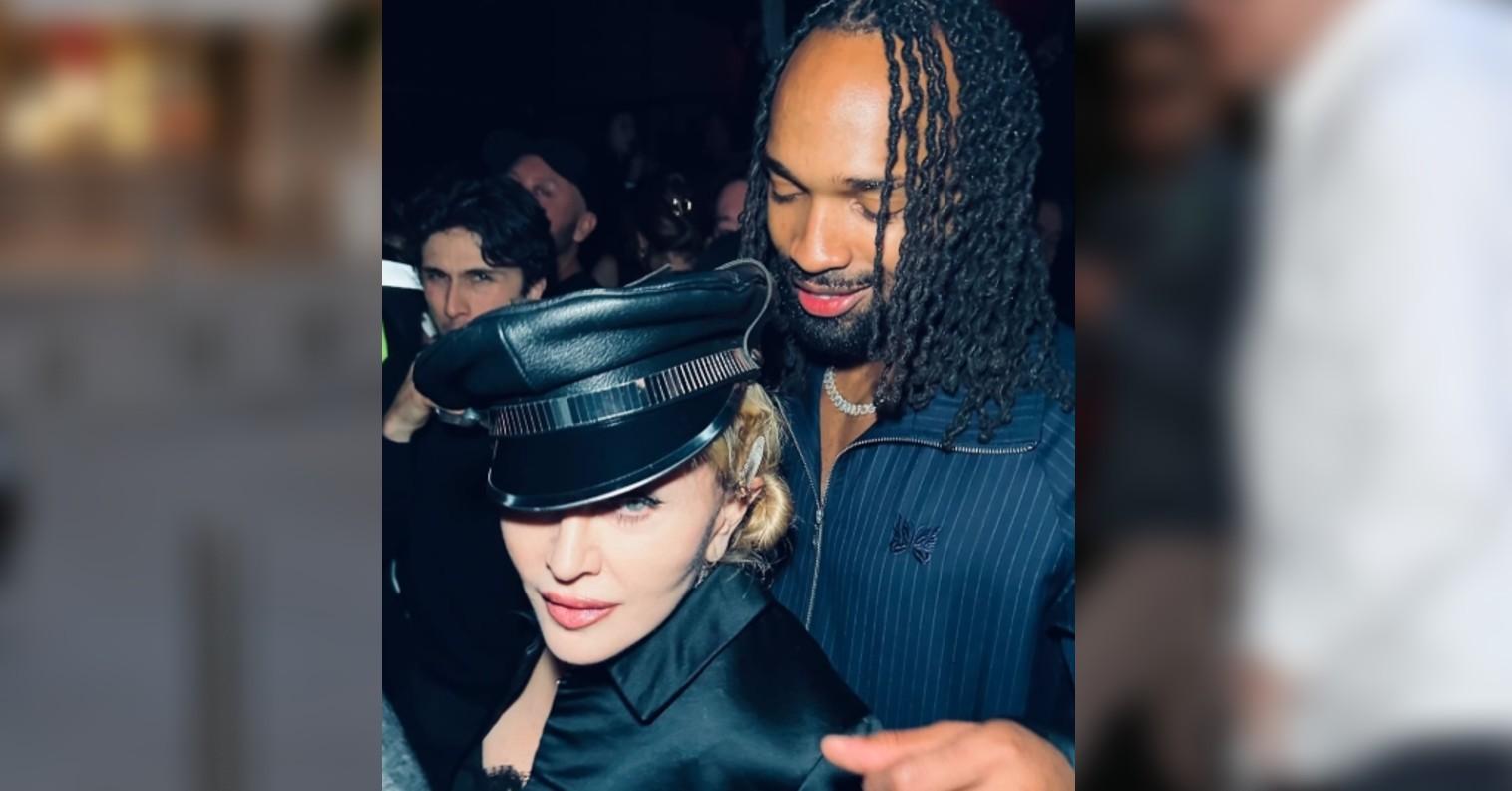 madonna sparks engagement rumors massive ring akeem morris photos