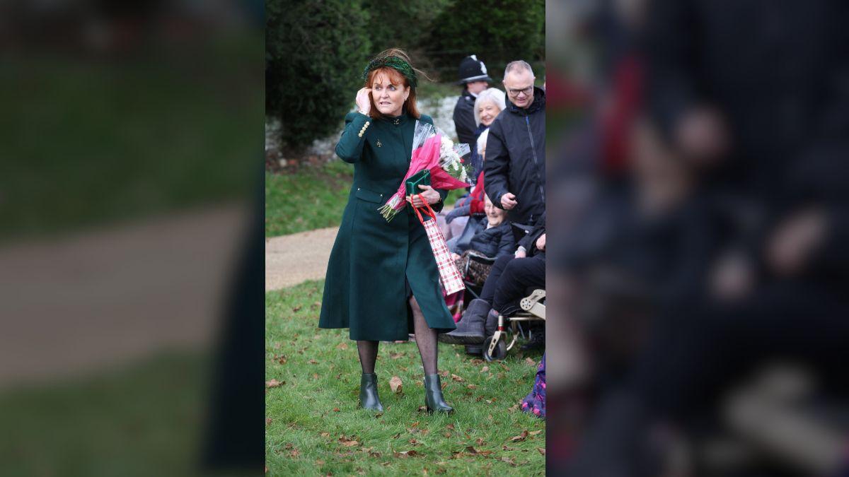 Image of Sarah Ferguson spent time at a wellness clinic.