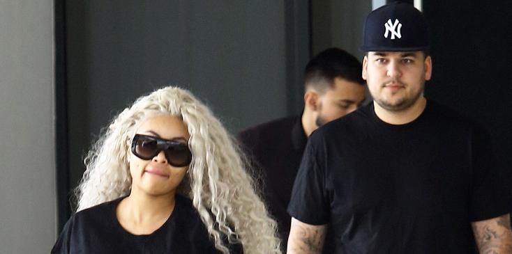 Pregnant Blac Chyna &amp; Rob Kardashian Step Out In Miami