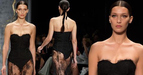 Bella hadid wardrobe malfunction butt exposed