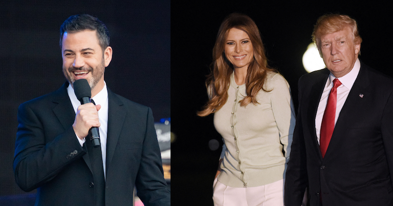 jimmy kimmel theory melania trump