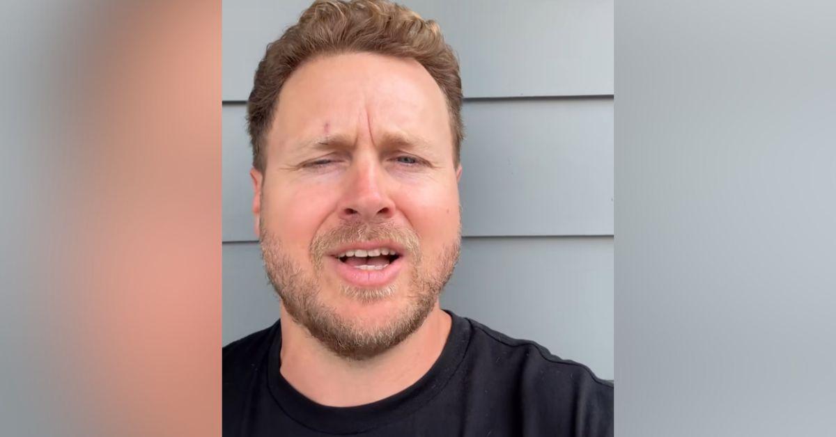 image of Spencer Pratt demanded an answer from Gavin Newsom in the video.