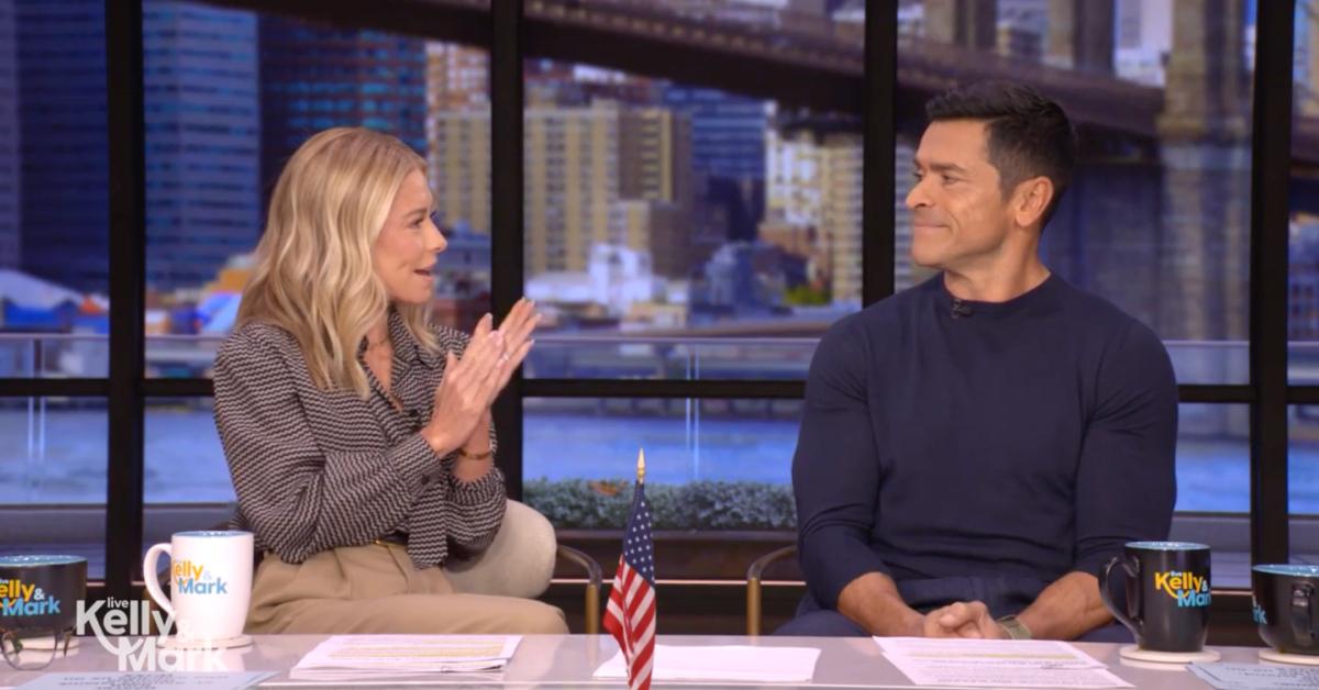 Image of Mark Consuelos stopped himself from asking if his nurse was single.