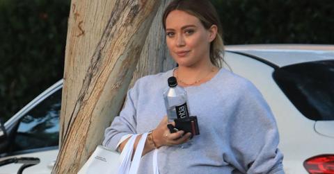 Hilary Duff pregnant shopping