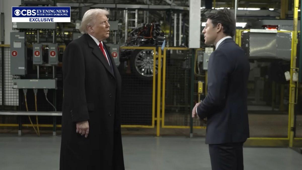 image of Donald Trump and Tony dokoupil