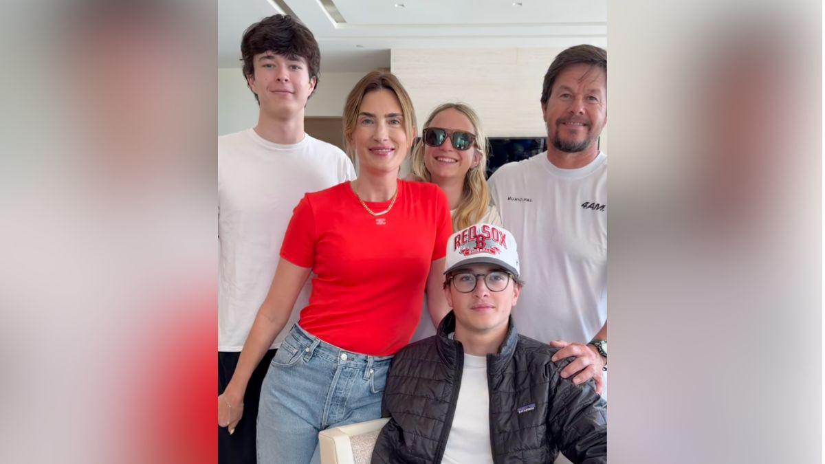 image of Mark Wahlberg was married at Catholic church in Beverly Hills. 