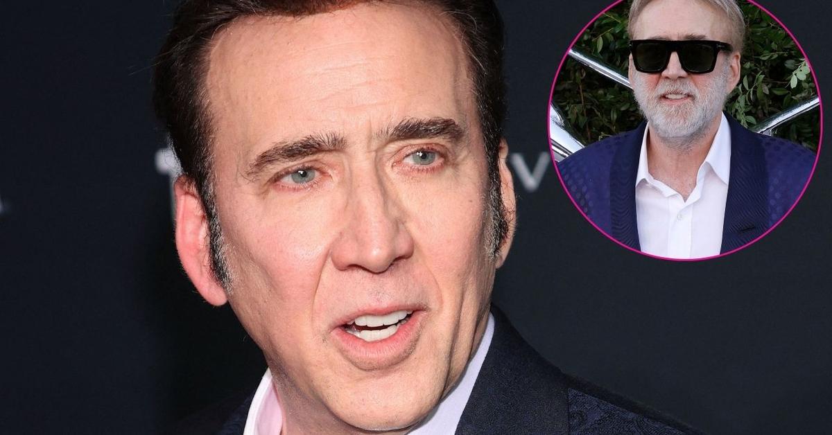 Nicolas Cage Looks Unrecognizable With Gray Hair and…