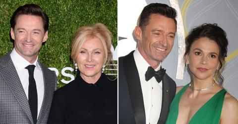 Composite photo of Hugh Jackman, Deborra-Lee Furness and Sutton Foster.