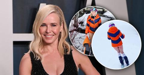//Chelsea Handler Skiing Nude PP