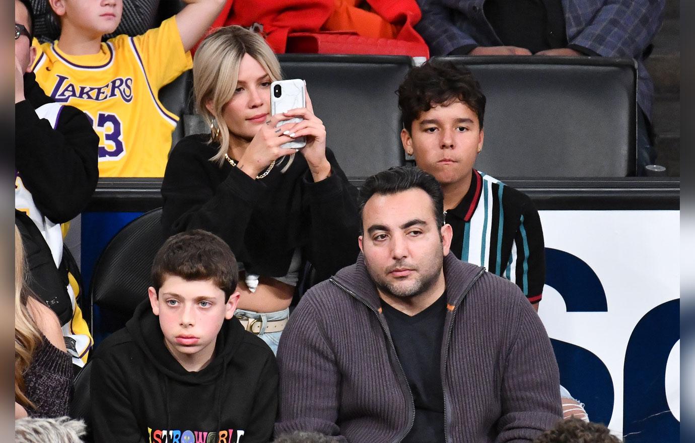 Celebrities At The Los Angeles Lakers Game