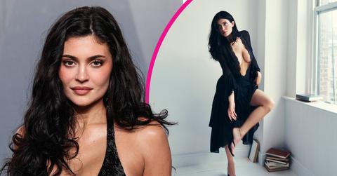 Image of Kylie Jenner ditched her bra in recent campaign photos for her brand, Khy.
