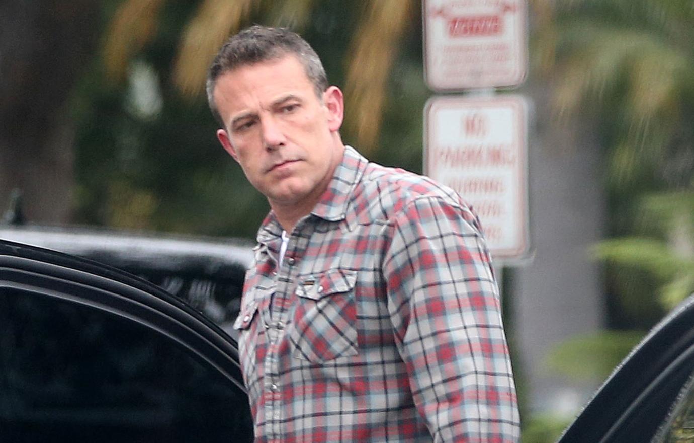 ben affleck looks stoic movies kid days after jennifer lopez divorce