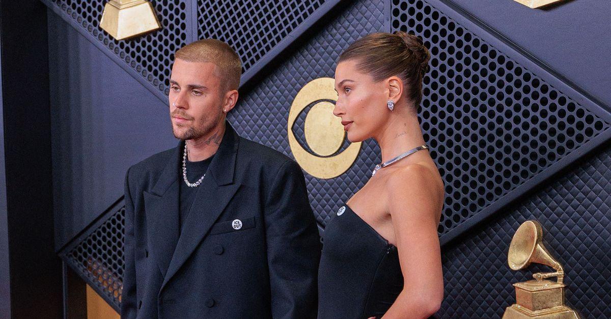 image of Justin Bieber went out for sushi with Hailey Bieber in Los Angeles.