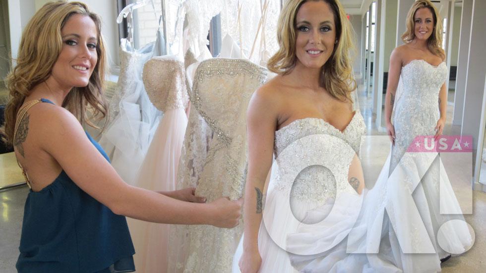 OK Exclusive Inside Jenelle Evans Wedding Dress Search And How