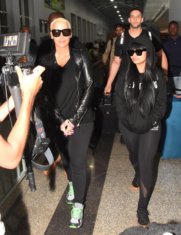 Amber rose blac chyna airport