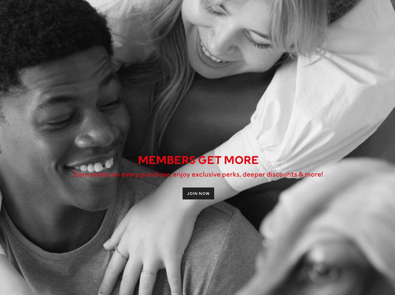 h and m sign up members program sale savings shop