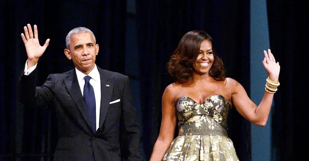 Photo of Barack Obama and Michelle Obama