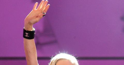Gwen Stefani and Pharrell Williams perform at the We Can Survive Benefit Concert in Los Angeles