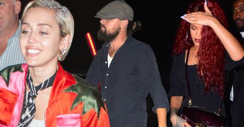 Leonardo dicaprio miley cyrus rihanna club