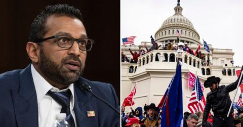 Composite photo of Kash Patel