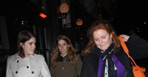 sarah ferguson praises princess eugenie princess beatrice support cancer battle