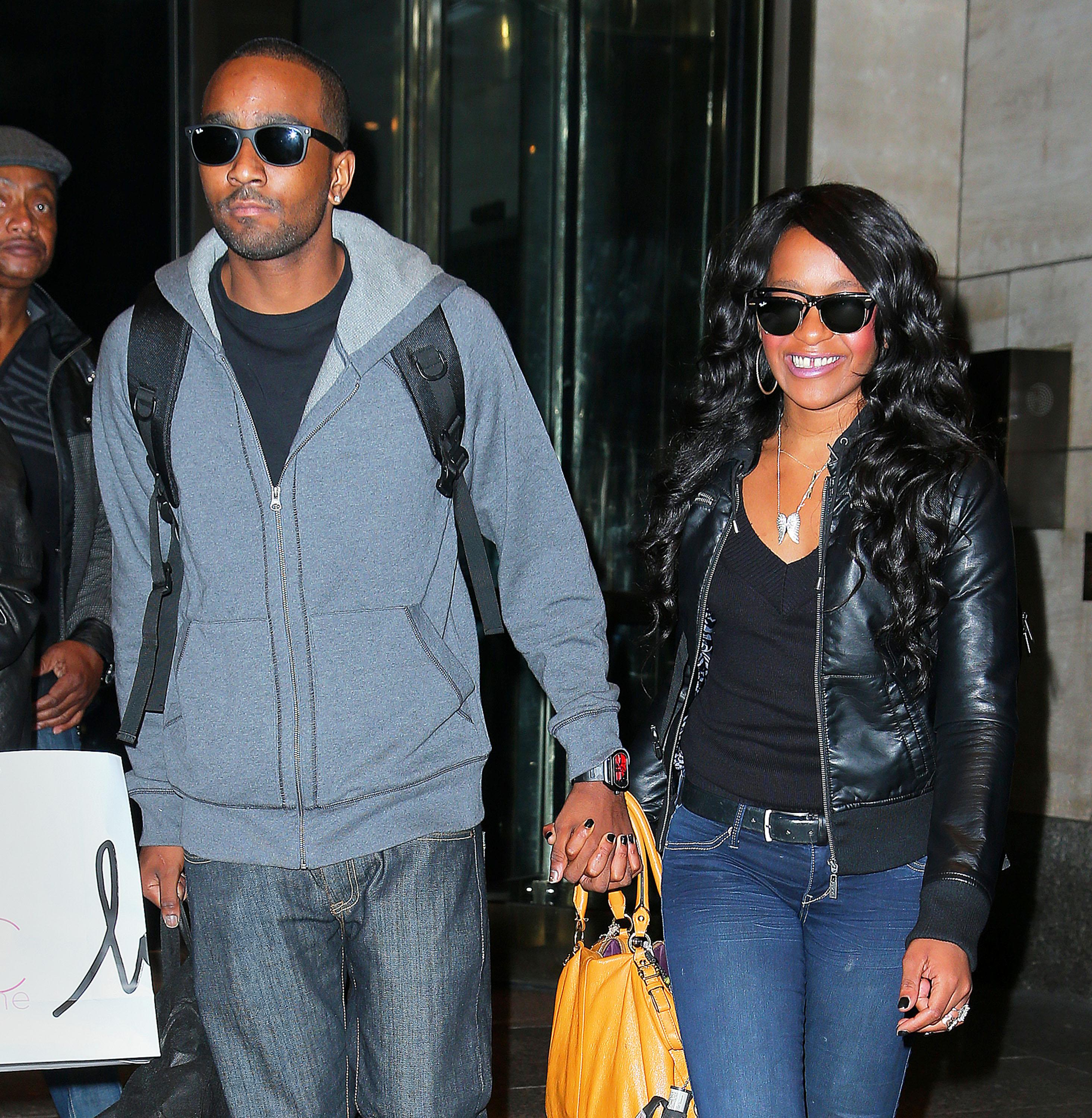 Bobbi Kristina Brown and Nick Gordon out and about in NYC