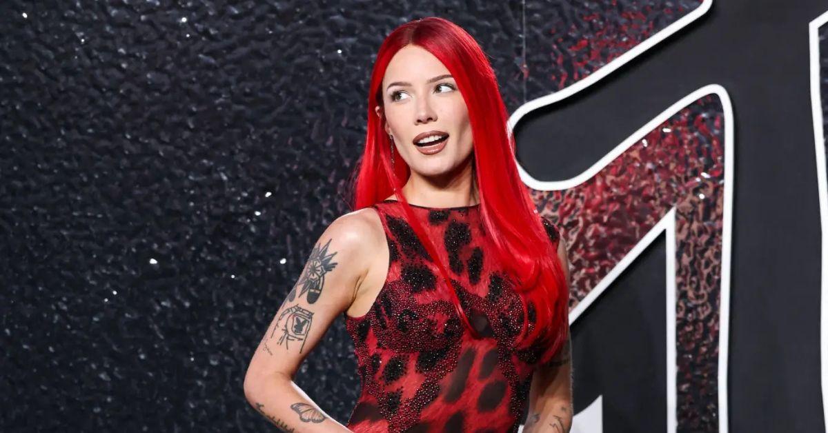 Photo of Halsey shared a message dedicated to her fiancé in May.