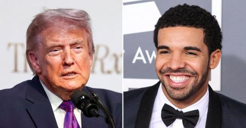 Photo of Donald Trump and Drake.