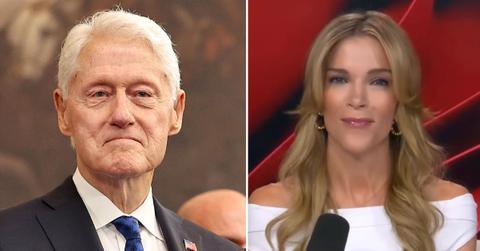 Split photo of Bill Clinton and Megyn Kelly.