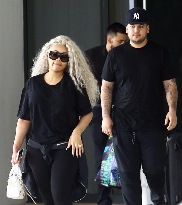 Pregnant Blac Chyna &amp; Rob Kardashian Step Out In Miami