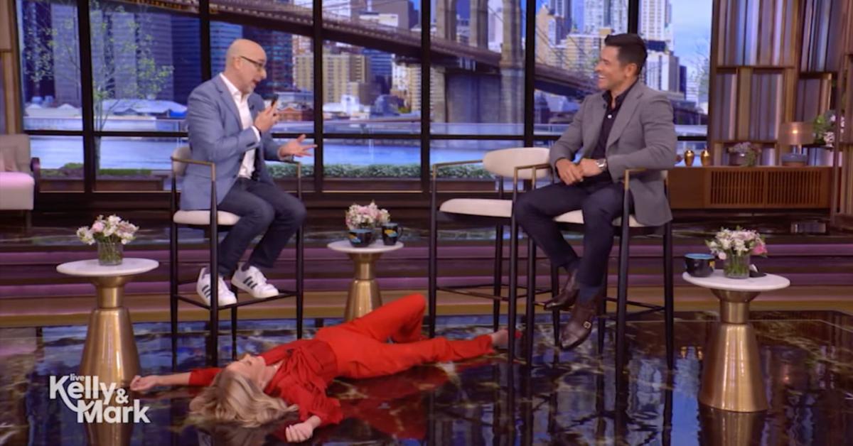 kelly ripa collapses live bored death ai conversation video