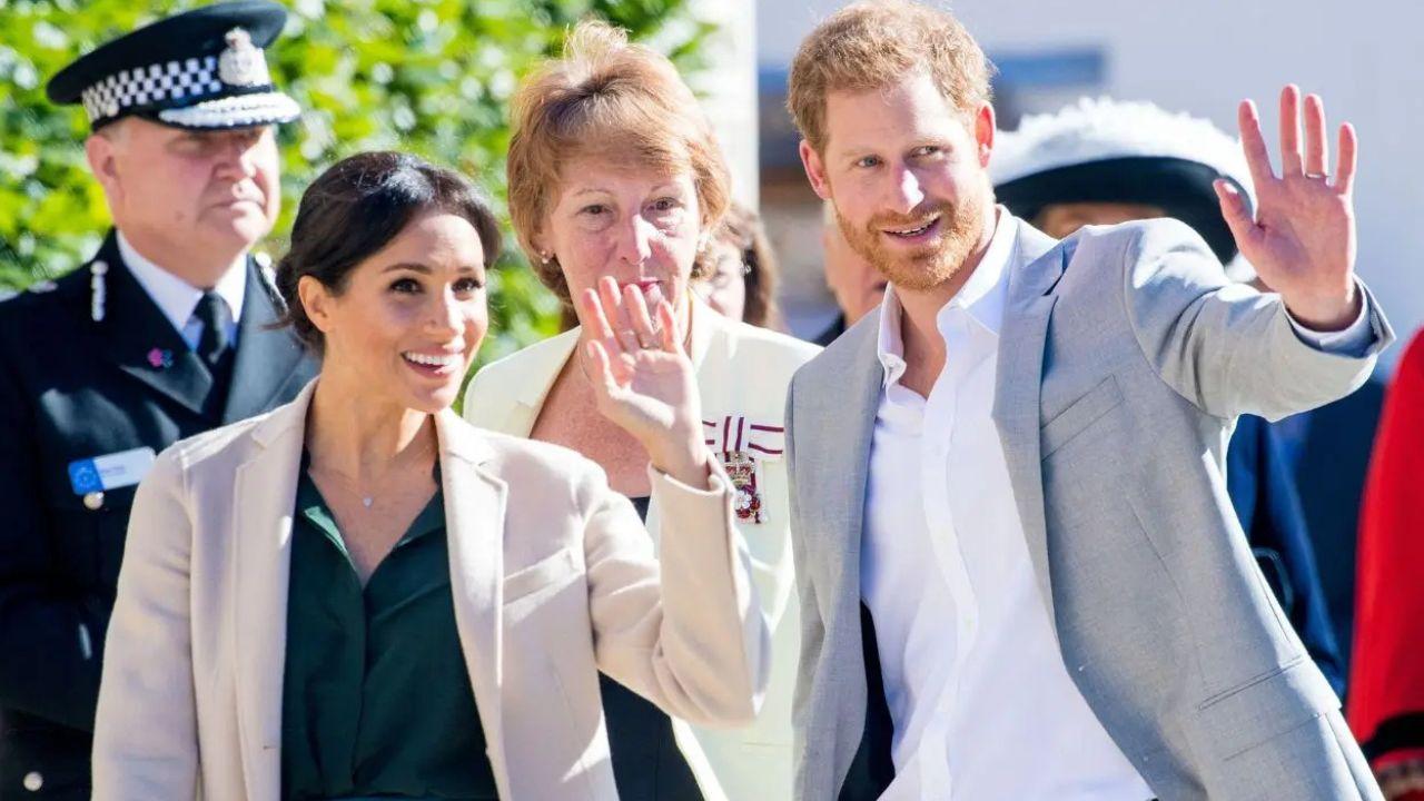 image of Meghan and Harry