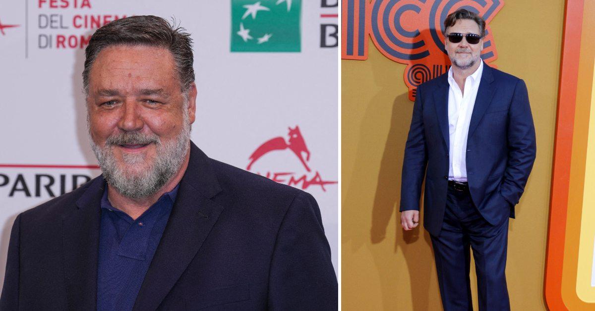 russell crowe fiancee britney theriot loves him any size losing weight