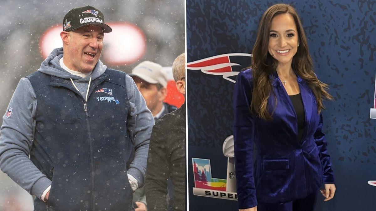 Photo of Mike Vrabel and Dianna Russini