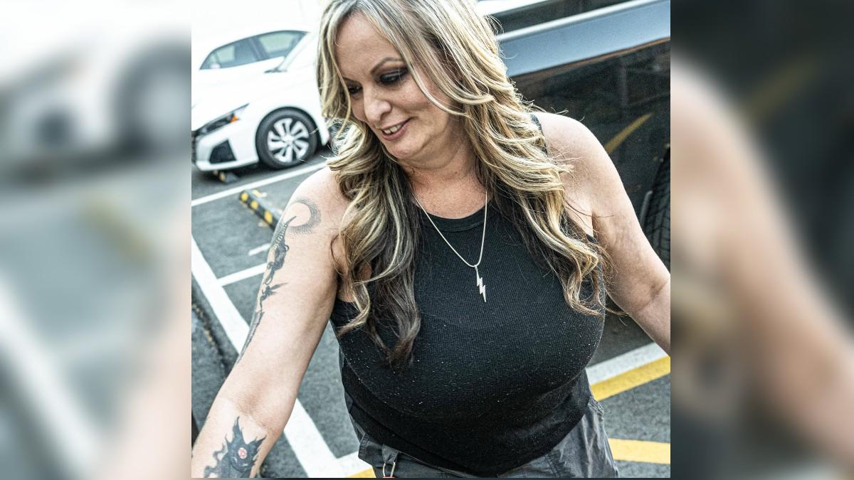 stormy daniels seen for first time in years mega