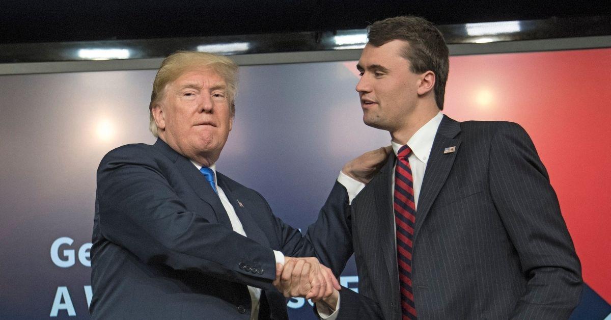 Photo of Donald Trump and Charlie Kirk