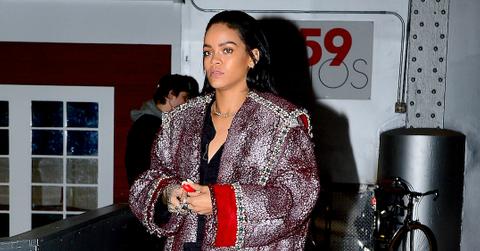 Rihanna Leaves Secret Photo Shoot With Kanye West